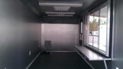 Finished trailer interior built by TRT Trailer Sales