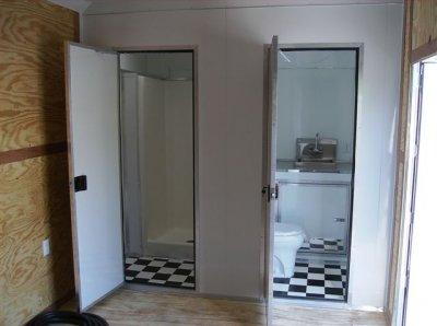 Finished trailer interior built by TRT Trailer Sales