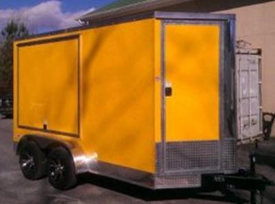 Finished trailer interior built by TRT Trailer Sales