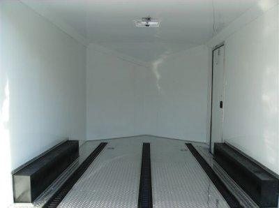 Finished trailer interior built by TRT Trailer Sales